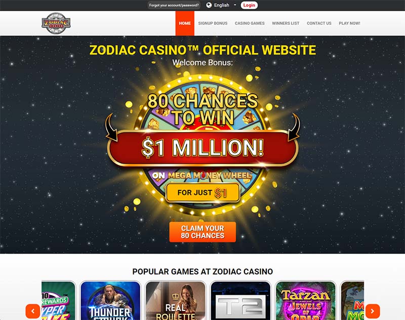 Promotions at Zodiac Casino